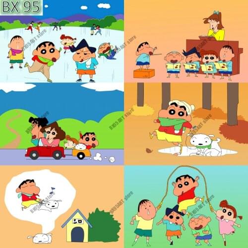 Diamond Embroidery Anime Diamond Painting Cartoon Japan Cross Stitch Kits Full Drill Mosaic Cross Stitch Kits Home Decoration