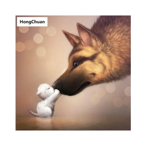 Diamond embroidery, little fox, 5d diamond painting square, round diamond inlay rhinestone pictures, cross stitch new year gifts