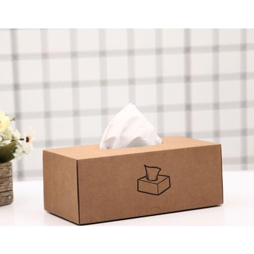 Car DIY Paper Tissue Box Creative Household Drawers Living Room Dining Table Napkins 040 y