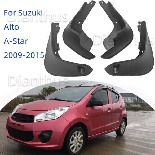 For Suzuki Alto A-Star 2009-2015 Car Mudguard Anti-splash Anti-Fouling Front Rear Fender Accessories