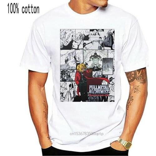 Full Metal Alchemist Brotherhood Elric Fma Anime Tshirt T Shirt Tee All Sizes