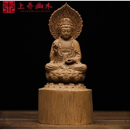 Chenxiang Zizi, goddess of Guanyin, wood carving ornaments, big Buddha Hall, home for Buddha, town, house, arts and crafts