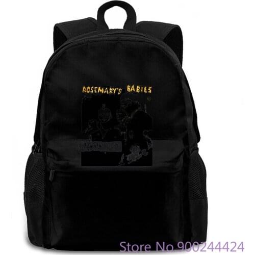 Rosemarys Babies Blood Lust V4 White Hardcore Punk All s Style Hip Hop women men backpack laptop travel school adult
