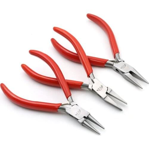 Fixed clamp diamond round nose jewelry plier hardware tools