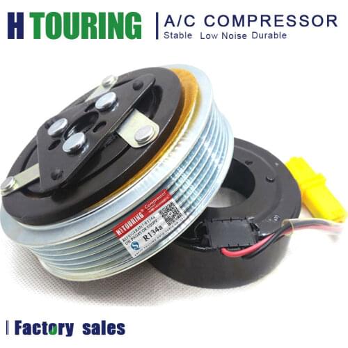 SD6C12 AC Compressor & Clutch for Peugeot 207 307 408 for Citroen C2 C4 9659875780 6453QJ 6453QK 6453WK 6453WL 96519109 96598757