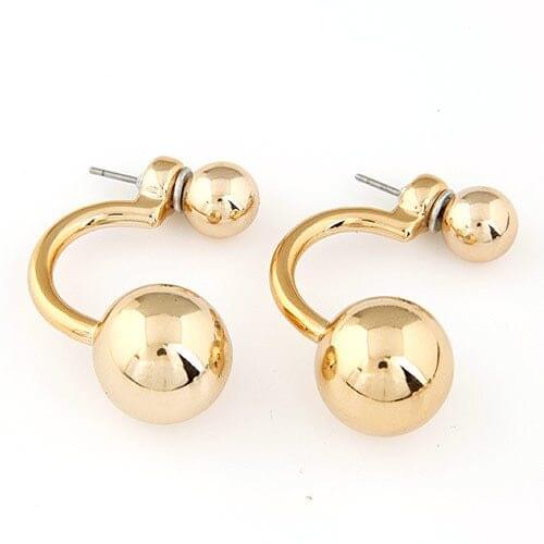 Женские золотые серьги LEMOER China At AliExpress