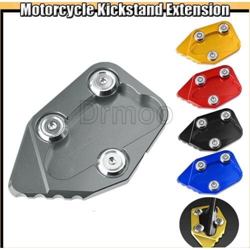 Motorcycle CNC Alumnium Kickstand Enlarger Plate Side Stand Extension Pad For Honda CBR1000RR 2008-2016