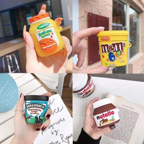 Luxury 3D cute Cartoon earphone case For AirPods 1 2 3 Pro charge box soft silicone Wireless bluetooth earphone protect cover