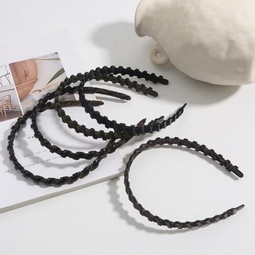 New Design Girl Headdress Cloth Wrap Headband With Teeth Hair Hoop Female Hair Accessories Hairband For Women Hair Accessories