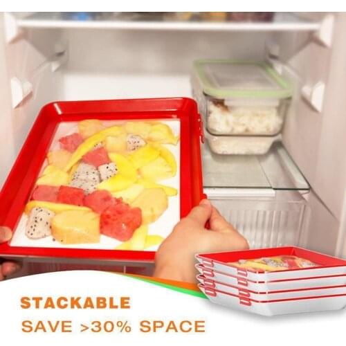 Creative Food Vacuum Plastic Preservation Tray Food Preservation Tray Keeps Food Fresh Healthy Helper