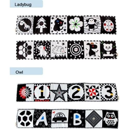 D0AF Polyester 3D Book Educational Cloth Book Brain Game Sensory Teaching Baby Book