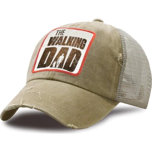 Adjustable Cotton Snapback Hats The Walking Dead Riding Caps Summer New Street Mesh Trucker Hat Outdoor Sports Baseball Caps