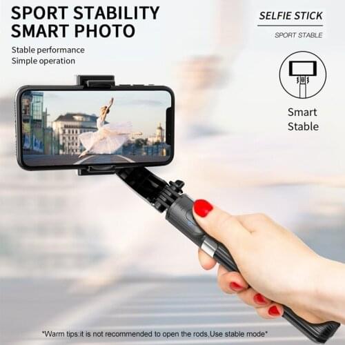 L08 Selfie Stick Anti-Shake Bluetooth Remote Control Tripod 360 Rotate Smart Phone Selfie Holder Vlog Live Show For IOS Android
