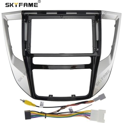 SKYFAME Car Frame Cable For Mitsubishi Grand Lancer 2018 Android Big Screen Dask Kit Fascia Frame Line