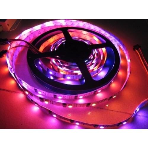 10m RGB LED Strip WS2801 DC5V 32IC 32leds/M Non-waterproof digital LED Strip Changeable Magic Color LED Pixel Strip