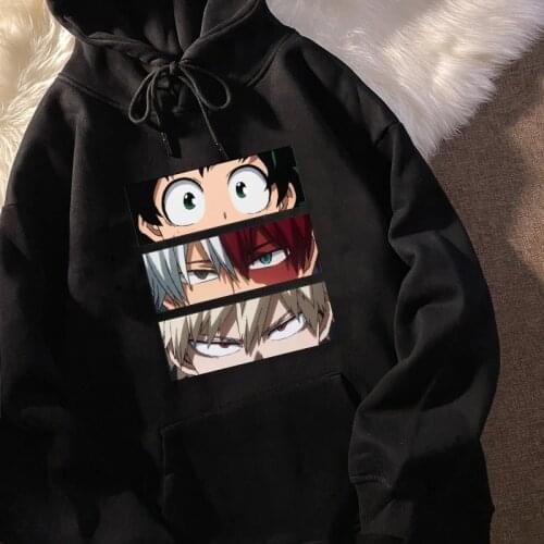 My Hero Academia Hoodies Men Kawaii Japanese Anime Hoodie Boku No Hero Academia Streetwear Unisex Himiko Toga Sweatshirts Male