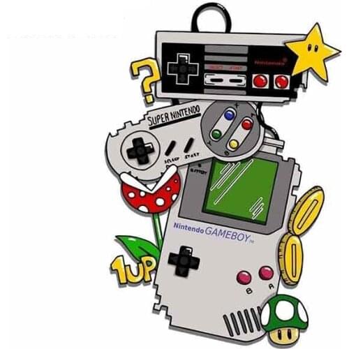 Vintage Video Games Anime Car Stickers Helmet Motorcycle Sunscreen Vinyl JDM Bumper Decal