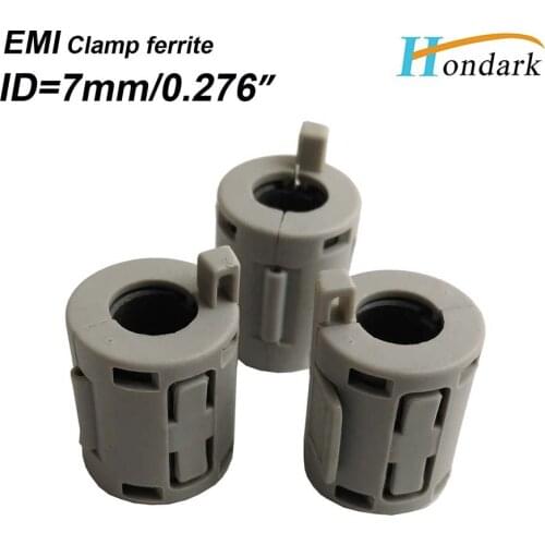 Inner 7mm 0.28''cable wires EMI filter ferrite core ferrite clamps ferrite ring 1518-0730 ferrite snap ferrite clip,600pcs/lot