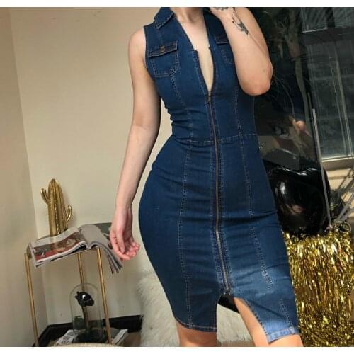 2019 Tank Dress Ukraine Zanzea Real Top Fashion Solid Pockets Summer Dress Vadim Woman Zipper Tight Female Bodycon Sexy Women