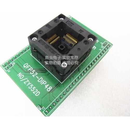 Opentop ZY552D QFP52 X8/5000U-PLUS IC Burning seat Adapter testing seat Test Socket test bench in the stock