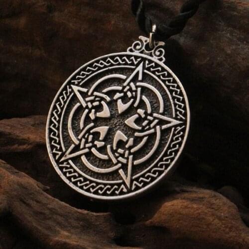 1pcs Knot Pentacle for Protection Wiccan Necklace Jewelry Pagan Irish Pendant