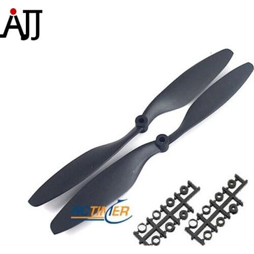 12Pairs RCTIMER 10x4.5'' 1045 Carbon Reinforced Propellers Counter Rotating CW CCW Props For RC Quadcopter Replacement Pro