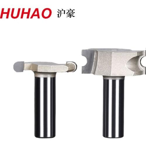 2pcs/set 1/2 SHK Woodworking Tool Professional "T" GLUE JOINT BIT SET Router Bits