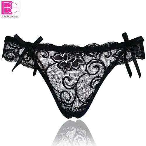 5pcs/lot Underwear Women Transparent lace T Panties Brand Sexy G-strings Intimates Calcinha Bragas Mujer Pink Lingerie 6031P5