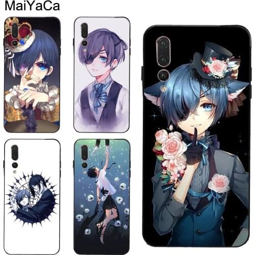 Kuroshitsuji Ciel Phantomhive Case For Huawei P30 Pro P20 P40 Mate 20 Lite P Smart 2019 Nova 5T Honor 8A 8X 9X 10i 20