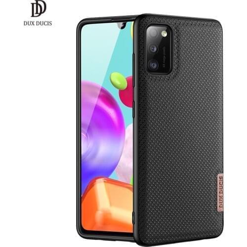 For Samsung A41 A51 A12 A22 5G A32 5G A42 5G A52 5G/4G A72 5G/4G DUX DUCIS Fino Series Woven Fabric Protecting Back Case Cover