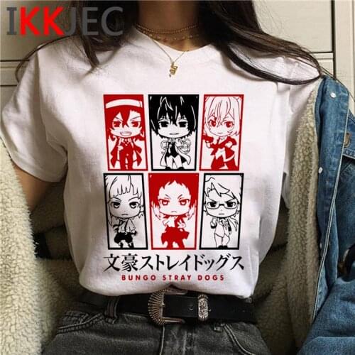 Bungou Stray Dogs tshirt summer top women streetwear harajuku plus size casual 2021 t-shirt t shirt harajuku