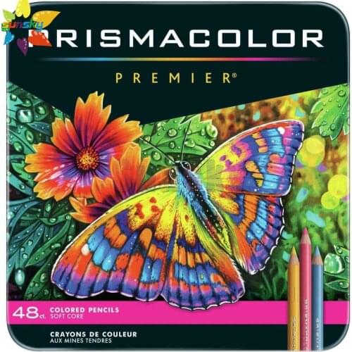 Prismacolor Premier 48 color Sanford drawing pencil oily soft pencil 3.8MM core lapis de cor Sanford Prismacolor artist pencil