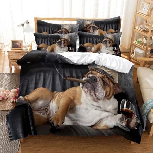 Interesting Shar-Pei Bedding Set Duvet Cover Set 3d Bedding Digital Printing Bed Linen Queen Size Bedding Set Fashion Design