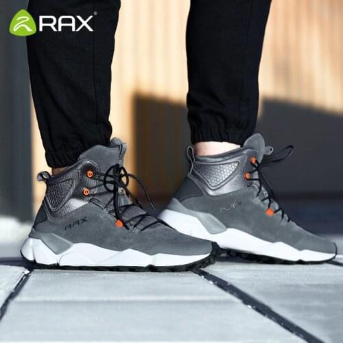 Rax 2018 Winter Newest Hiking Shoes Men Outdoor Sports Snearker for Men Mountain Boot Antislip Warm Snow Boots Waterproof 470
