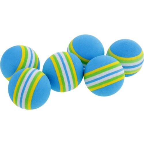 Set Of 6pcs Balls Practice Ball Golf Sponge Accessory Sports Toy