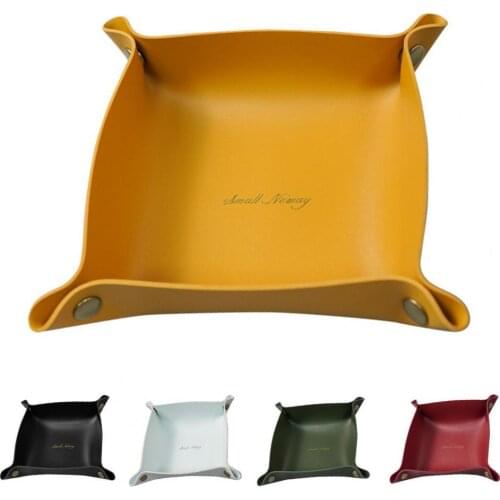 Nordic Style Desktop Storage Tray Lightweight Decorative Nice-looking Desktop Storage Tray Key Plate Home Decoration for Home