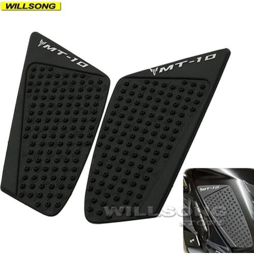 Silica Gel Anti Slip Sticker Tank Pad Side Knee Grip Protector For YAMAHA MT10 FZ10 Motorcycle Accessories