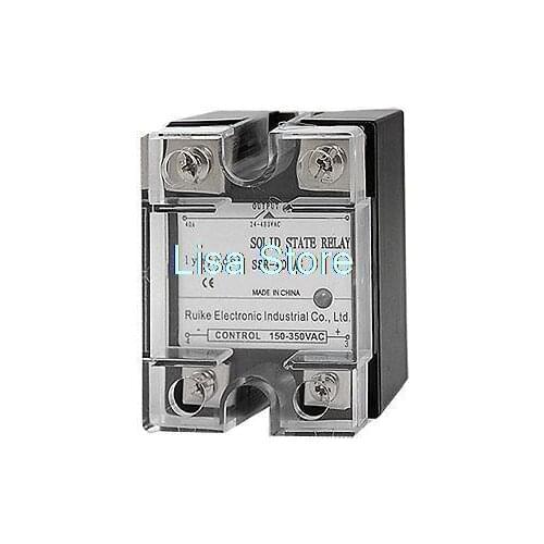Input 150-350V AC Output 24-480V AC SSR Solid State Relay 40A