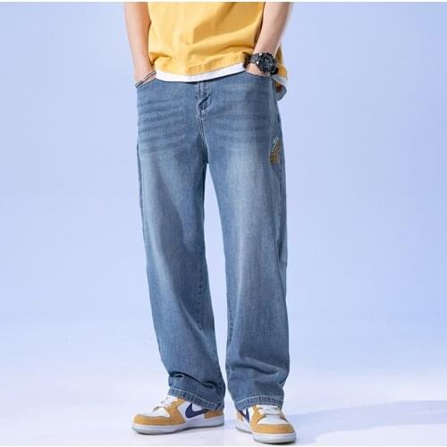 Мужские широкие джинсы VROKINO China At AliExpress