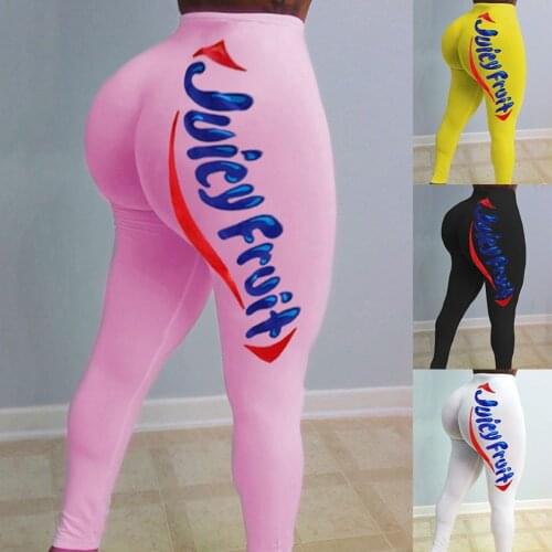 Womens pants sweatpants women Womens Letter Print Workout Leggings Fitness Sports Running Yoga Athletic Pants женские штаны