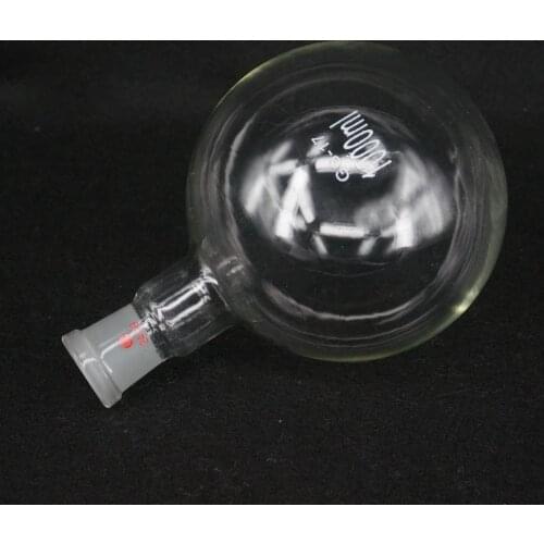 1000ml Quickfit 24/29 Socket Lab Glass Flask Round Bottom Single Short Neck Ware