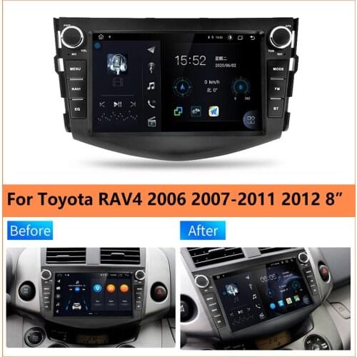 128GB Rom Car Radio Android 10 Multimedia Player GPS Navigation For Toyota RAV4 2006 2007-2012 8" inch touch screen Registrar