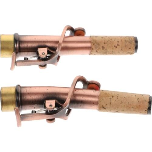 2Pcs Saxophone Straight Neck And Curved Neck Professional Retro Sax Accessories