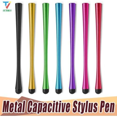 500pcs/lot Top qualtity Capacitive Screen Stylus Touch pen For iPhone/iPad/Samsung/ Tablets PC Metal Stylus Touch Screen Pen