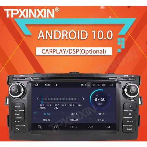 4+64G For Toyota Auris 2006-2012 Android Stereo Car Radio Tape Recorder Multimedia Video Player GPS Navigation HeadUnit DVD