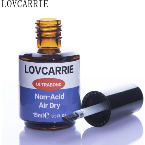 LOVCARRIE NEW Nail Ultrabond Primer Base Coat Pre Dehydrator 15ML Acid Free Nail Fresher Bonder Desiccant Bond for UV Gel Polish