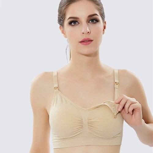 Cotton Maternity Nursing Bra Push Up Breast Feeding Bras For Pregnant Women Pregnancy Intimate Lactation Breathable lactancia