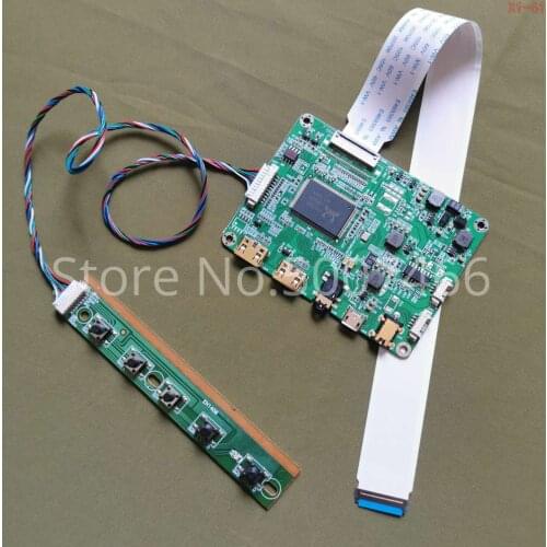 For N133HCE-EP2/EPA/G52/G62 WLED 5V micro USB 2mini laptop screen 30-Pin EDP 1920*1080 LCD monitor controller board DIY kit