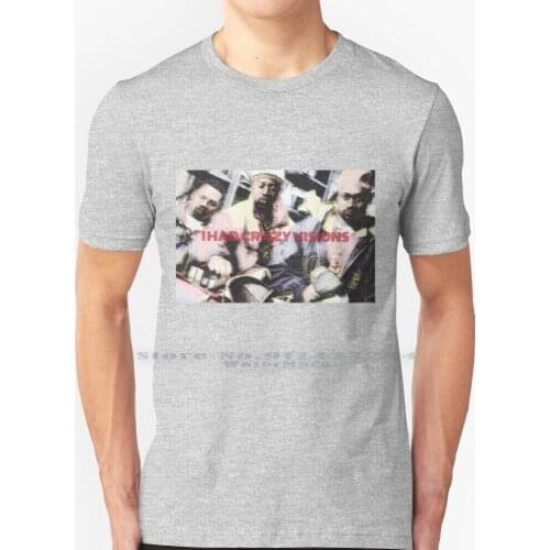 Crazy Visions T Shirt 100% Pure Cotton Raekwon Ghostface Cappadonna Wallabees Hip Hop