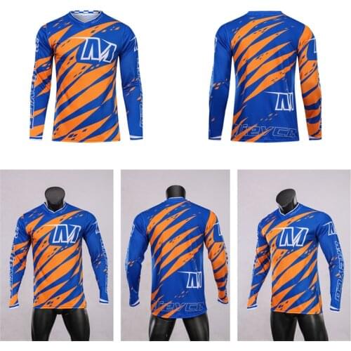 Downhill Jerseys Anti-UV MTB T Shirt Man Cycling Maillot Tops Offroad DH Motorcycle Jersey Camiseta Hombre Sportswear Clothing